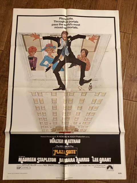 Plaza Suite - Original 1sheet Poster   - Walter Matthau