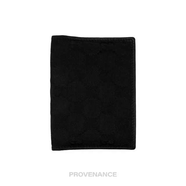 🔴 Gucci Pocket Organizer Wallet - Black GG Canvas