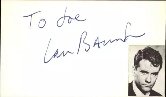 Ian Bannen D.1999 Actor Flight of the Phoenix Signed 3" x 5" Index Card