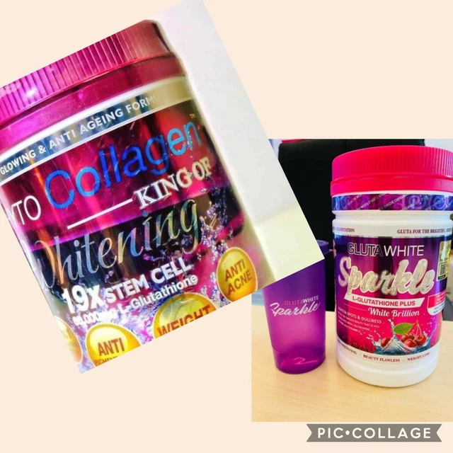 Poudre Glutathione Gluta White Sparkle 900g - Complément Alimentaire, Neuf Sous Emballage
