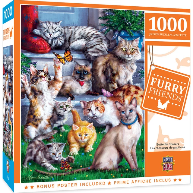 Masterpieces 1000 Piece Jigsaw Puzzle For Adults, Family, Or Kids - Butterfly