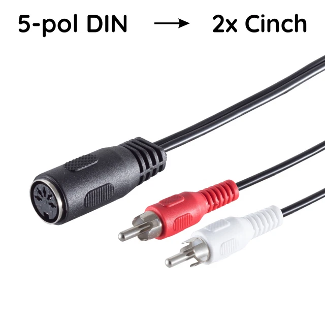 5 Pol Din Stecker Auf Cinch Belegung