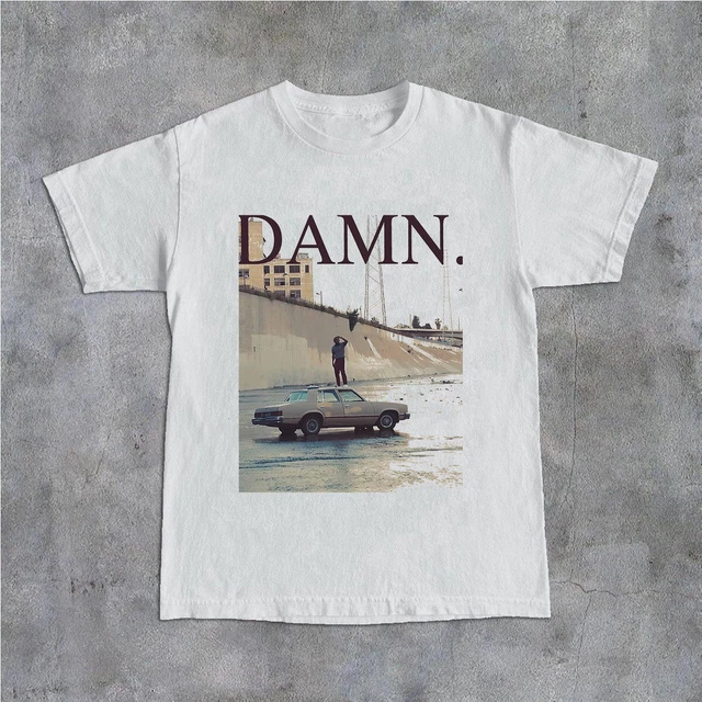 Kendrick Lamar Damn Rap White Short Sleeve Cotton T-shirt Unisex VM8271