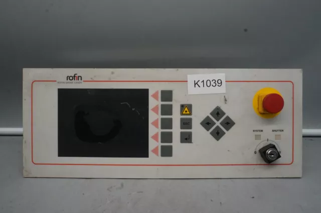Rofin Sinar Laser Controll Panel Lasersteuerung Shutter Steuerung   K 1039/51