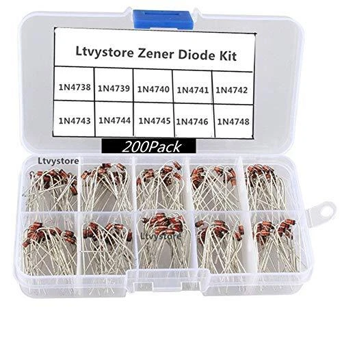 ZENER DIODES KIT, 1W Power Diode Assorted Assortment Box Kit Set (8.2V