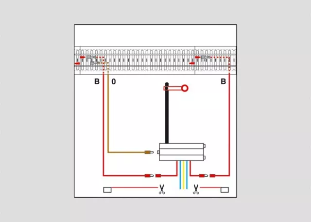 Märklin H0 74043 - Kit de Connexion de Signaux Pour Voie C Produit Neuf