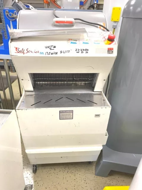 Bread Slicer/ JAC SLC 450/12 Self-Service Commercial Bread Slicer/ 120V