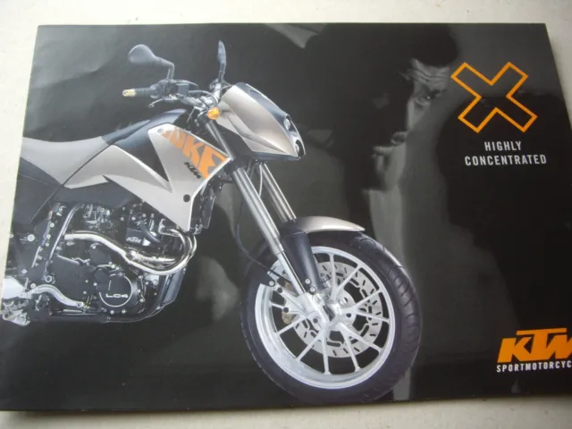 KTM Duke 640 motorcycles sales brochure