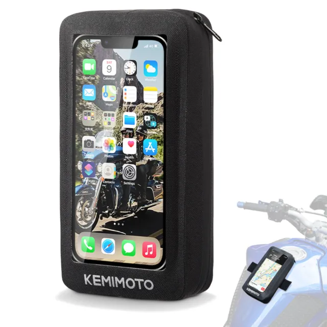 Magnetic Motorcycle Bike Metal Oil Fuel Tank Bag Pouch Cell Phone GPS Holder Bag