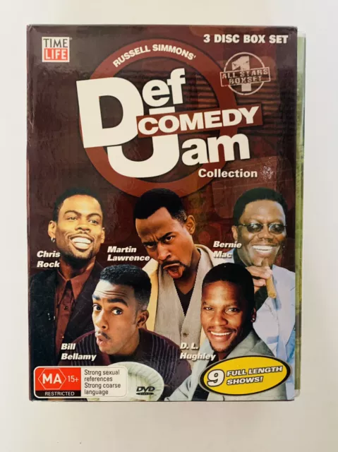 Def Comedy Jam All Stars : Collection 1 | 3 DVD Box set - Chris Rock Bernie Mac