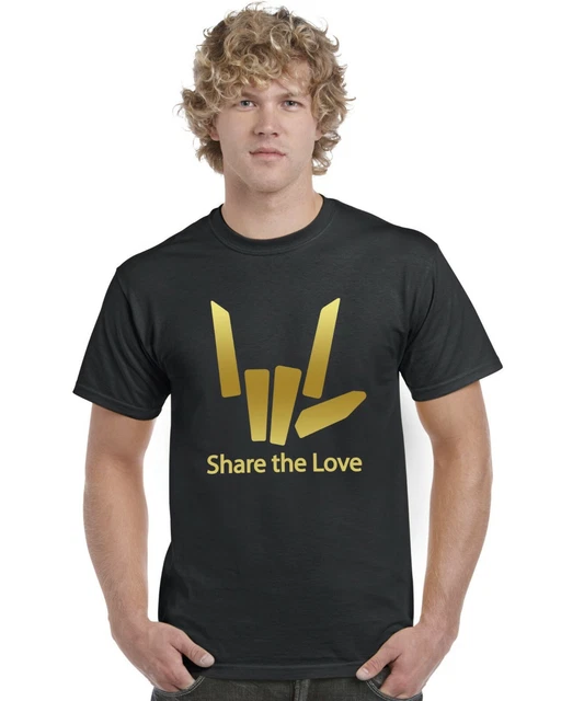 Share The Love Kids T-Shirt (Gold Print) Stephen Sharer YouTuber Tee Top