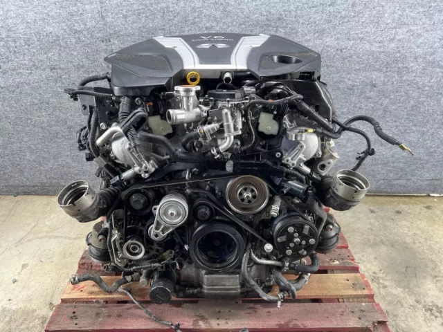 Infiniti Q50 Q60 2016-2019 Red Sport Oem Engine Motor V6 3.0T 400Hp Awd Assembly 2