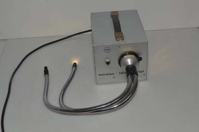 ^^ Volpi Fiber Optic Light Source Intralux Model 150H  (Gcv63)