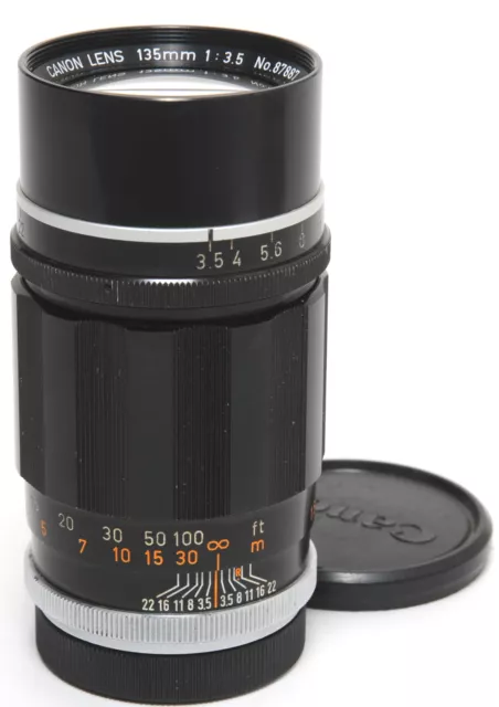 Canon for Leica Screw Mount Canon 3,5/135mm lens  coupled for rangefinder