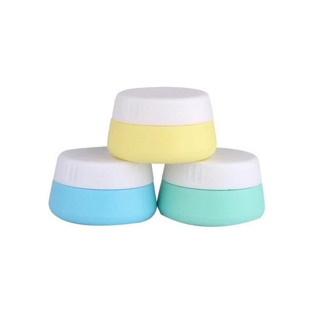 3 Pcs Cremetiegel Aus Silikon Cremedosen Mit Deckel Behälter Lotion