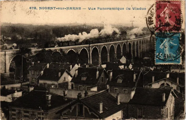 CPA AK NOGENT-sur-MARNE - Panoramic View of the Viaduct (390235)