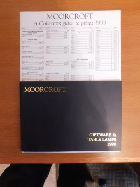 Moorcroft Giftware & Table Lamps Catalogue 1999