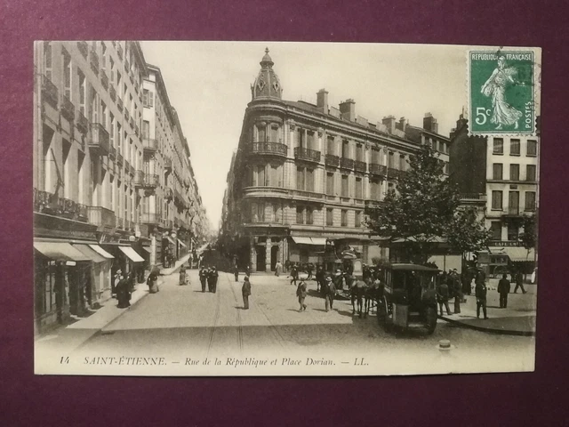 CPA FRANCE 42 Saint Etienne, types | 42 loire : saint etienne (42) | Ref: 109292 | collection