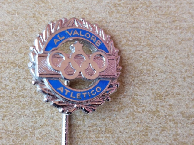 Al Valore Atletico Argento Distintivo In Argento Coni