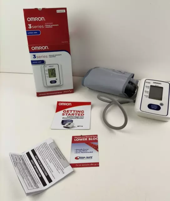 Monitor automático de presión arterial Omron BP710 serie 3 superior brazo (SIN CUBIERTA DE BATT)