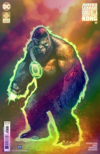 🌟Foil🌟 Justice League Vs Godzilla Vs Kong #7 (Kong As Green Lantern Variant)