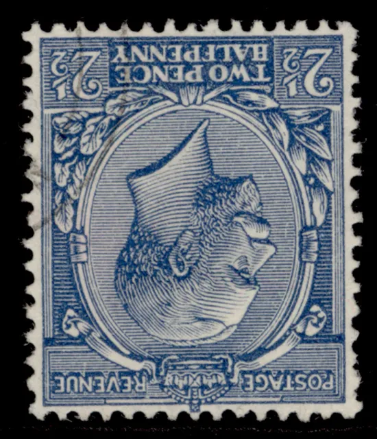 GB GV SG372Wi, SCARCE 2½d blue, VERY FINE USED. Cat £85. WMK INVERTED