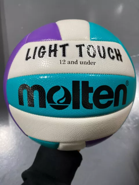 Molten Light Touch Volleyball, Color Violet/Aqua 2