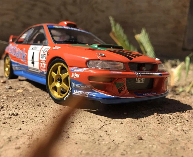 1:43 AutoART Subaru Impreza WRC 2003 Rally De France Solberg Rallye 6982857016
