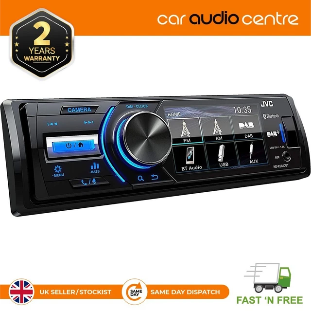 JVC KDX561DBT MECHLESS DAB Bluetooth Media Player Single Din 3 inch