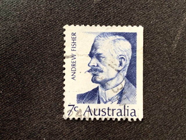 1972 AUSTRALIA AUSTRALIAN Prime Ministers 7C Andrew Fisher Booklet ...
