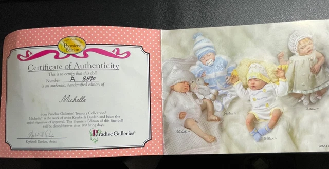 Treasury Collection Paradise Galleries Doll in Box Michelle with Baby Lamb 12