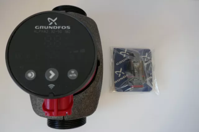 Circulateur Grundfos Alpha2 32-50 180 Neuf avec isolation pompe accelerateur