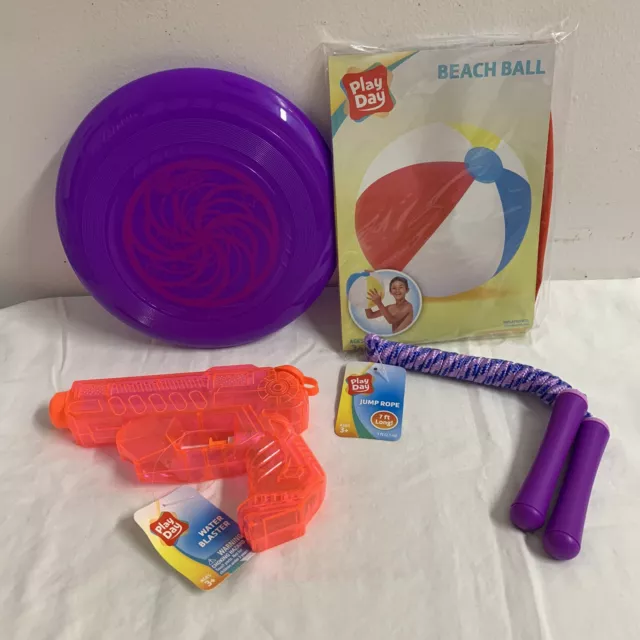 Play Day Multi Color Beach Ball Bundle