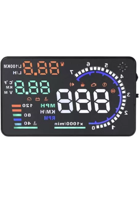 A8 HUD,5.5'' OBD II Car HUD Head Up Display, Screen Projection