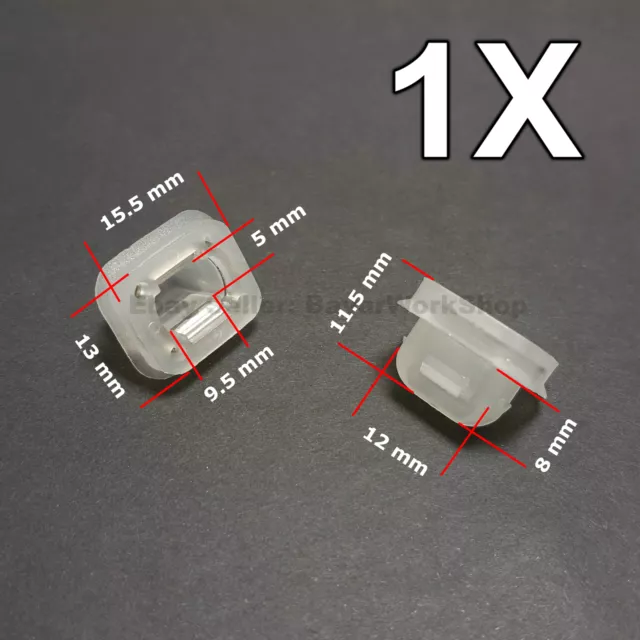 1X Door Insert Wood Trim Strip Grommet for BMW E46 E90 E91 E92 E93 E53 LCI