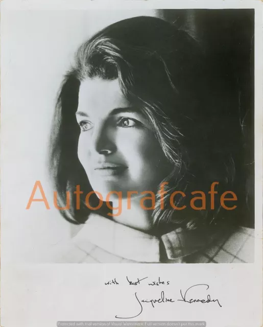 JACKIE KENNEDY 10 x 8 Inch Autographed Photo - High Quality Copy Of Original