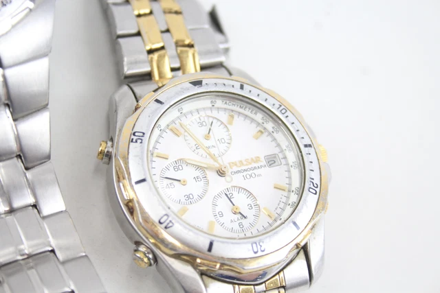 Pulsar active reloj para Hombre Analógico de Cuarzo con brazalete de