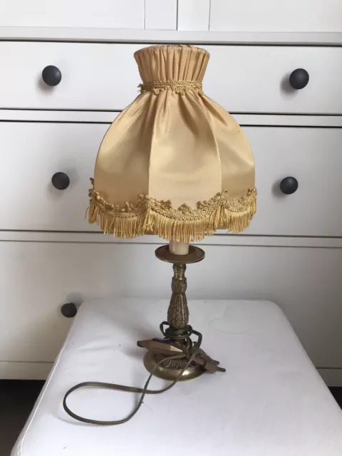 Lampe de chevet ancienne en albâtre - Vintage by fabichka