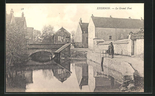 CPA Epernon, Le Grand Pont