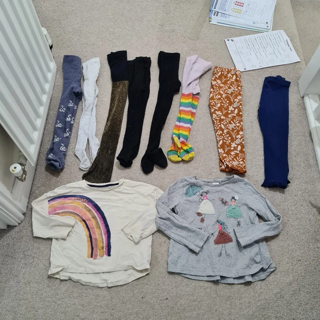 girls bundle tights 3-4 years VGC