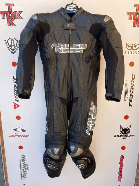 Abito da corsa originale Arlen ness titanio canguro One Piece con gobba uk 38 euro 48