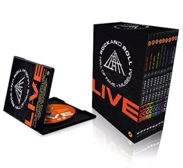Rock and Roll Hall of Fame 9 DVD Box Set DVD Aerosmith Axl Rose BB King Bon Jovi