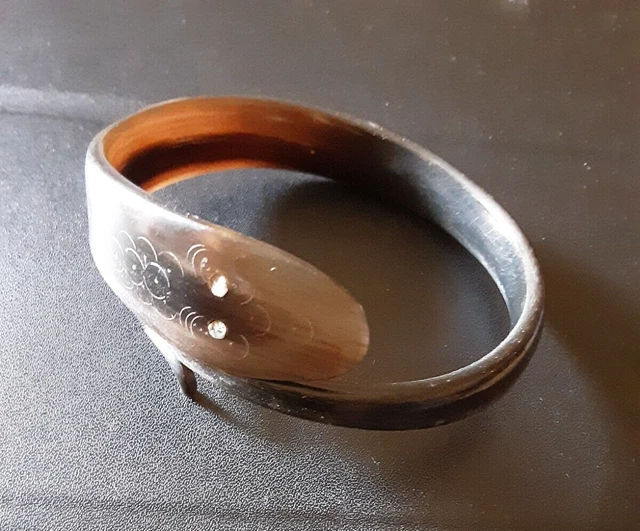 Bracciale Serpente Anni'80 Corno Inciso