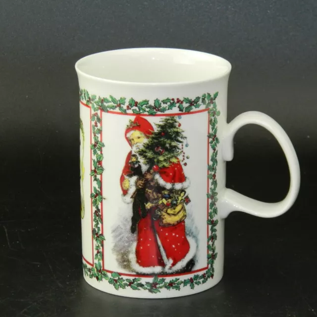 Dunoon Mug Merry Christmas Adapted from Original Victorian Prints Scotland