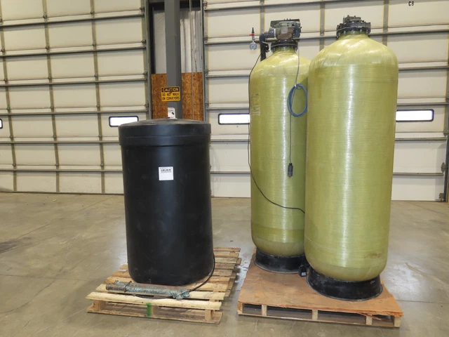 Clack 2472 Commercial 3-Tank Water Softener System 24"x72" Mineral Tank