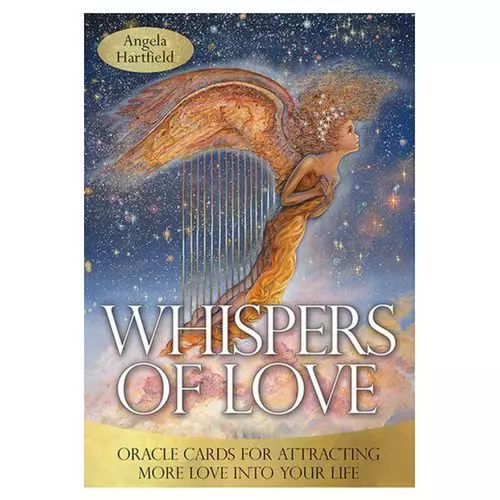 Whispers of Love Oracle by Angela Hartfield Tarot Cards Blue Angel  Italy