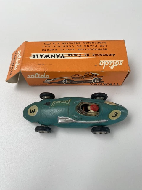Miniature Dalia Vanwall F1 – 1/43 – Made In Spain – Argent Et Vert – En Boîte (occasion)