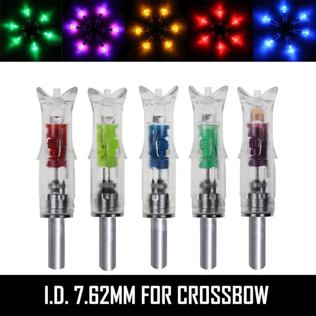 New Lot Lighted Nock New Designed Long Time I.D. 7.62mm For Crossbow