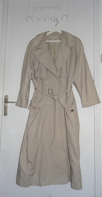 Trench Beige Femme Doublé Imprimé Africain Ankara - Taille S-M