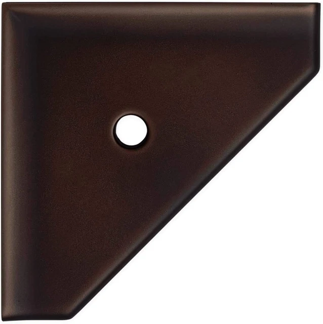 Geo Flatback Baño Esquina Ducha Estante Montado en Pared 8 Inchas Bronce Frotado al Aceite